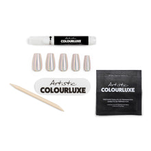 Load image into Gallery viewer, Artistic Nail Design, Press On Tip Extensions, In High Definition, Short Coffin