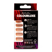 Load image into Gallery viewer, Artistic Nail Design, Press On Tip Extensions, Mocha Mirror , Short Almond