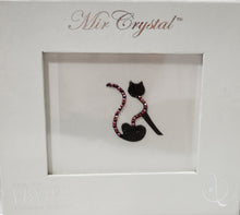 Load image into Gallery viewer, SWAROVSKI CRYSTALS - KITTY BLACK & PINK