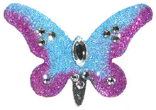 Load image into Gallery viewer, SWAROVSKI CRYSTALS - KISSES BLUE/PINK BUTTERFLY