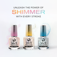 Load image into Gallery viewer, Seche FX Diamond Effect Top Coat Gold