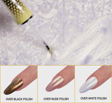 Load and play video in Gallery viewer, Seche FX Diamond Effect Top Coat Gold