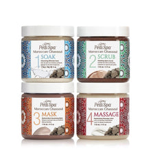 Load image into Gallery viewer, Gena Mani Pedi Intro Kit  Moroccan Ghassoul 4x 118ml