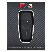Load image into Gallery viewer, BaByliss PRO FX3 Foil Shaver Black
