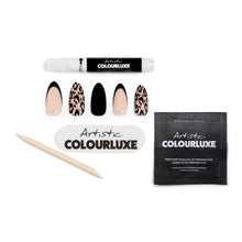 Load image into Gallery viewer, Artistic Nail Design, Press On Tip Extensions, I Dream In Cheetah, Short Almond
