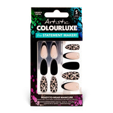 Load image into Gallery viewer, Artistic Nail Design, Press On Tip Extensions, I Dream In Cheetah, Short Almond

