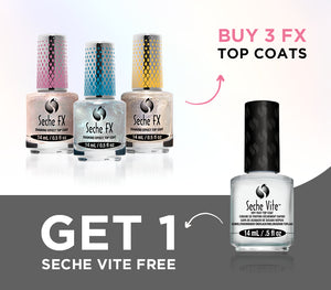 Buy 3 FX Top Coats, Get 1 Seche Vite FREE