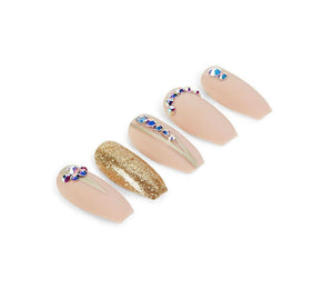 Ardell Nail Addict - Nude Jewelled