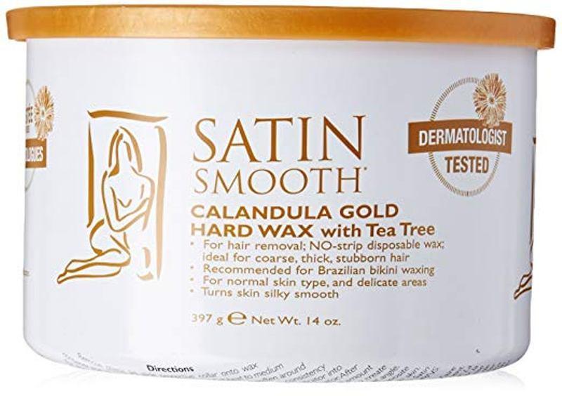 Satin Smooth Calendula Gold Hard Wax with Tea Tree Oil 397g