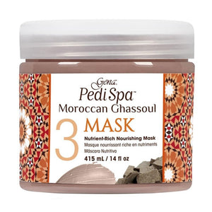 Gena Pedi Spa Moroccan Ghassoul Nutrient-Rich Nourishing Mask 415ml