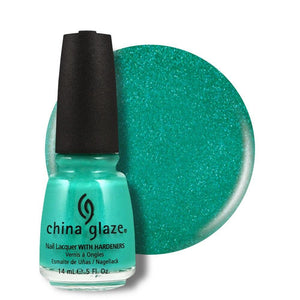 China Glaze Nail Lacquer 14ml - Turned Up Turquoise