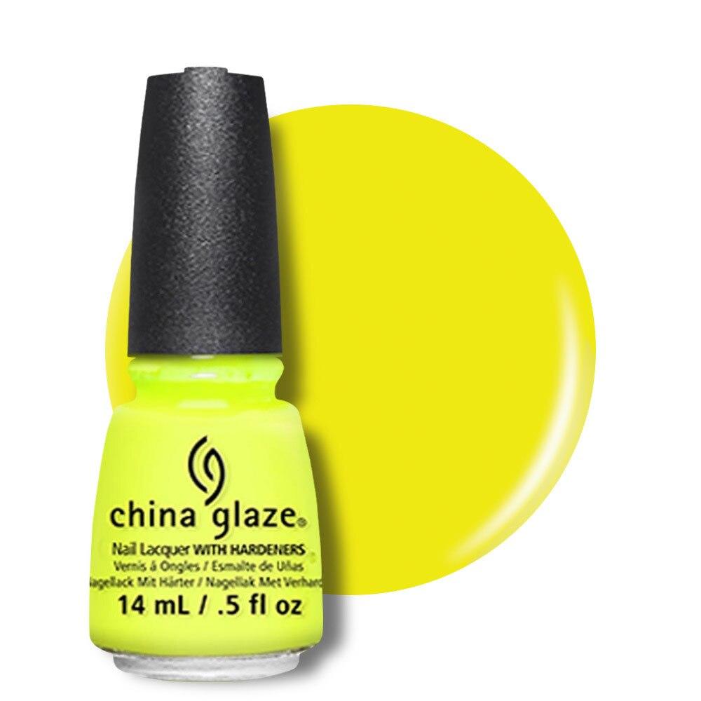 China Glaze Nail Lacquer 14ml - Yellow Polka Dot Bikini