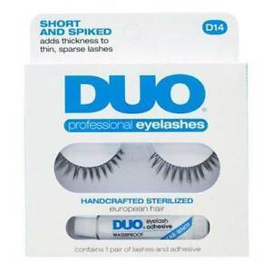 DUO Short and Spiked Eyelashes D14 - WITHOUT GLUE